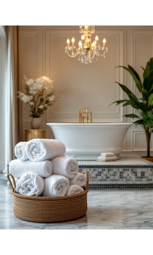 20/2 Ring Toptan Otel Yüz & El Havlusu 50x90 cm - Premium %100 Pamuk